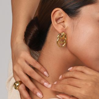 Gold Geometric Earrings