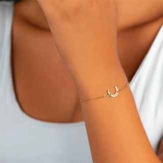 Selene Crescent Bracelet
