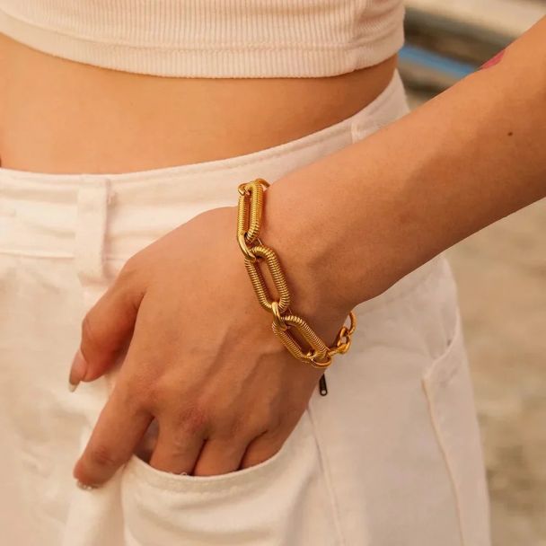 Orla Link Gold Bracelet
